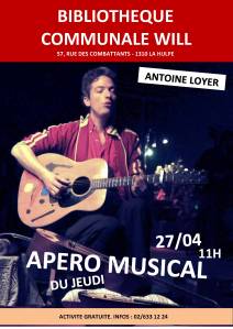 Affiche Apéro du jeudi avril 2017