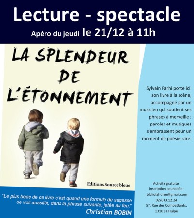 détail affiche spectacle Sylvain Farhi